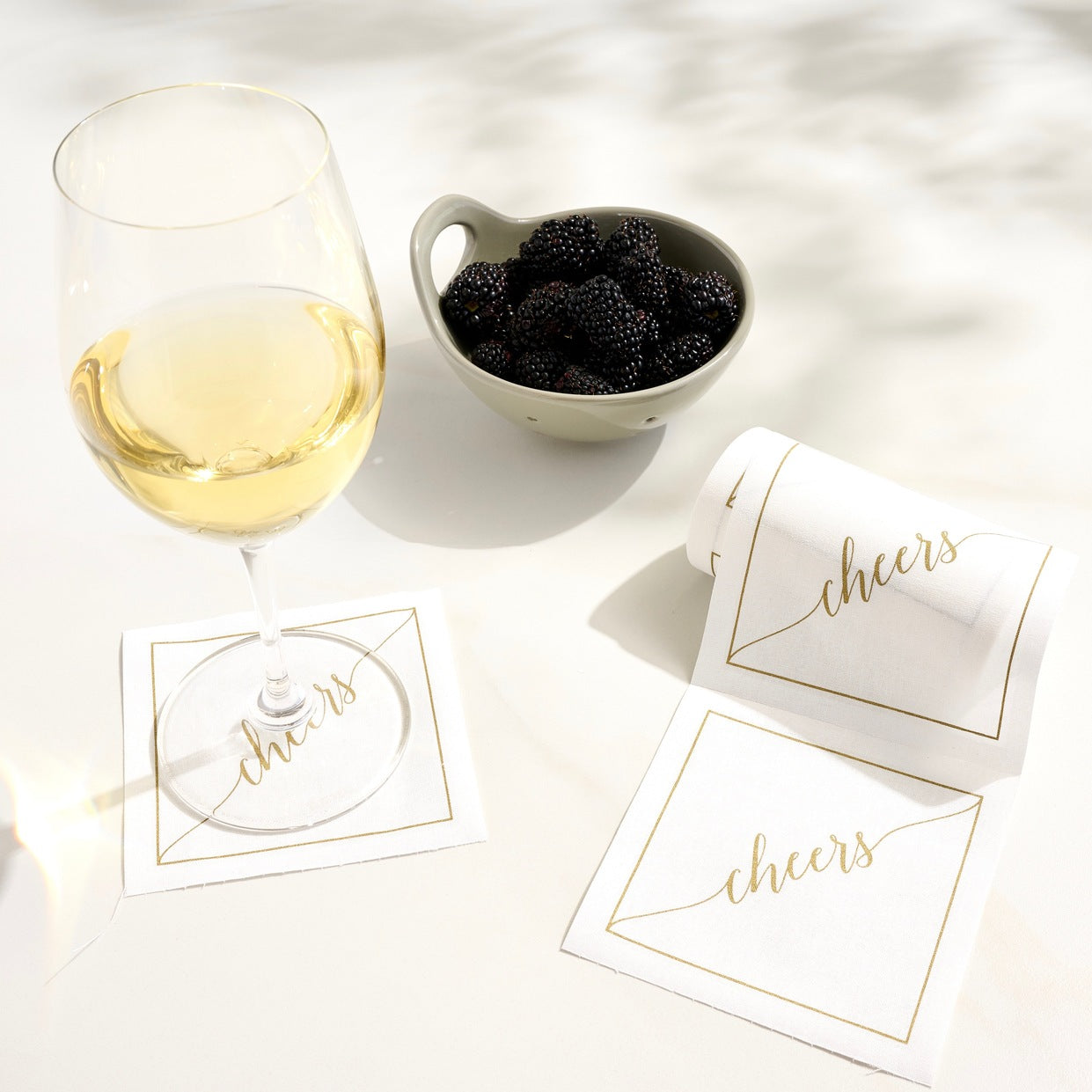 Golden Salute Cocktail Napkins