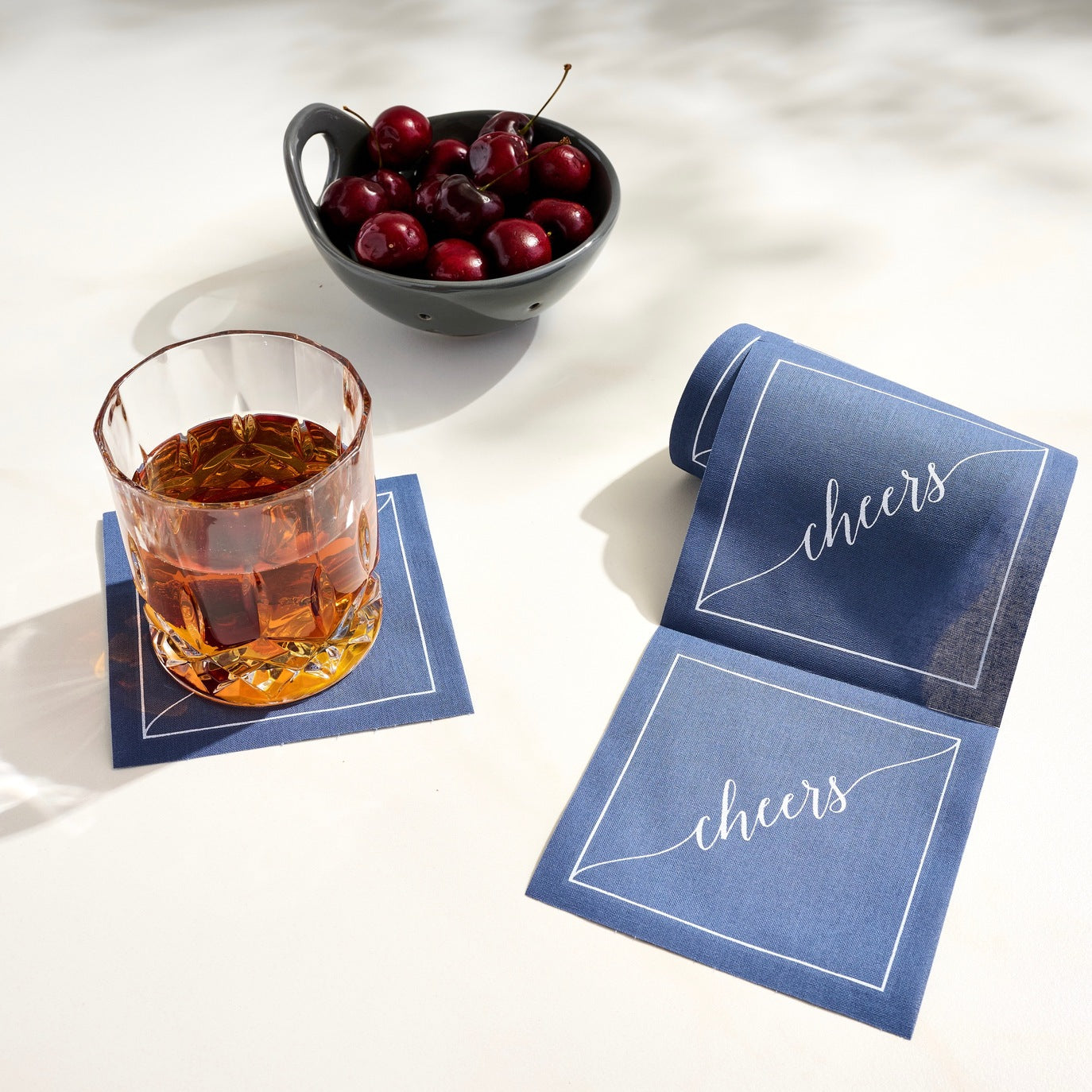 Mystic Blue Cocktail Napkins