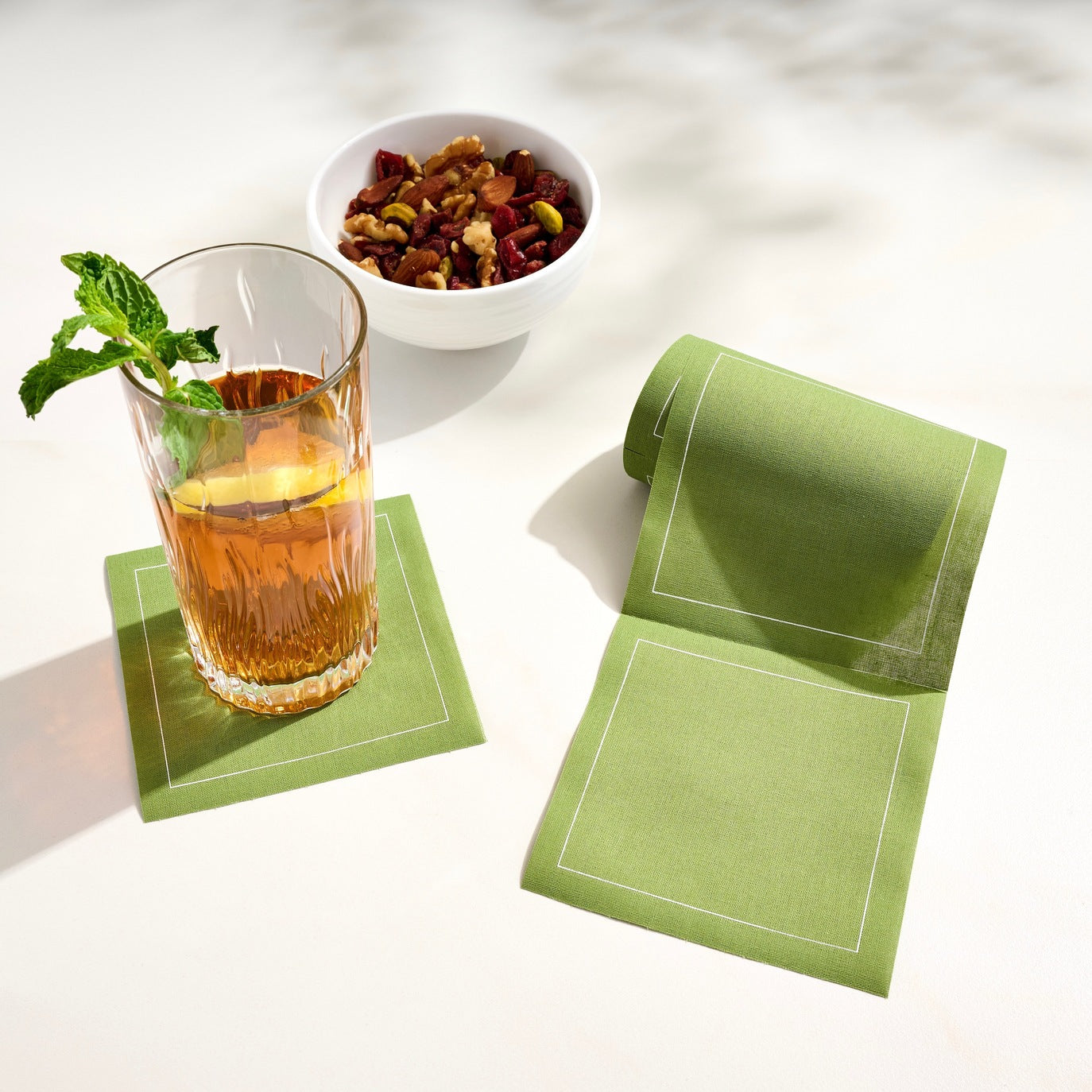 Olive Cocktail Napkins