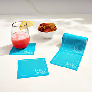 The Real Teal Cocktail Napkins