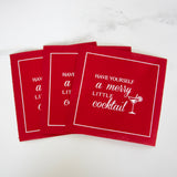 Have Yourself a Merry Little Cocktail Cocktail Napkins