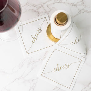 Golden Salute Cocktail Napkins