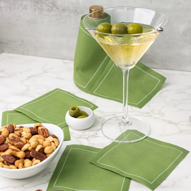 Olive Cocktail Napkins