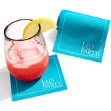 The Real Teal Cocktail Napkins