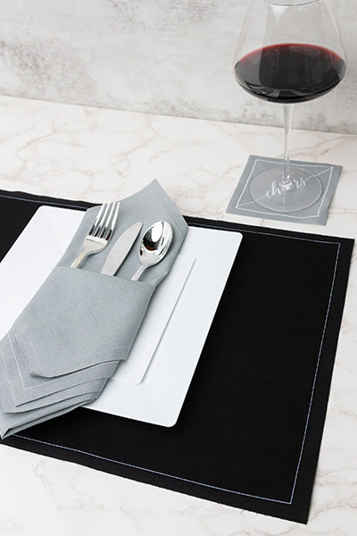 Silver Fox Dinner Napkins